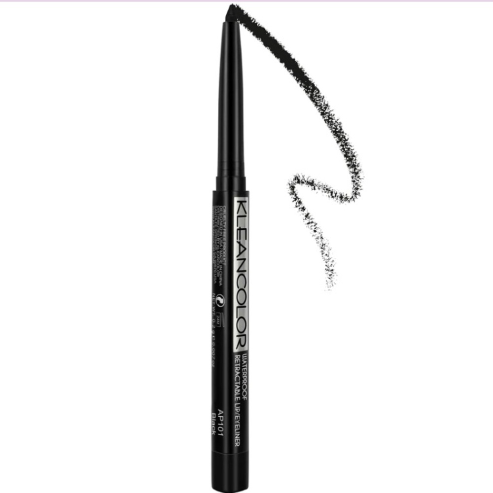 2 pack-Retractable eyeliner pencils -  (black color)